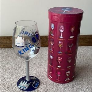 NWT Lolita Wine Glass - “King”